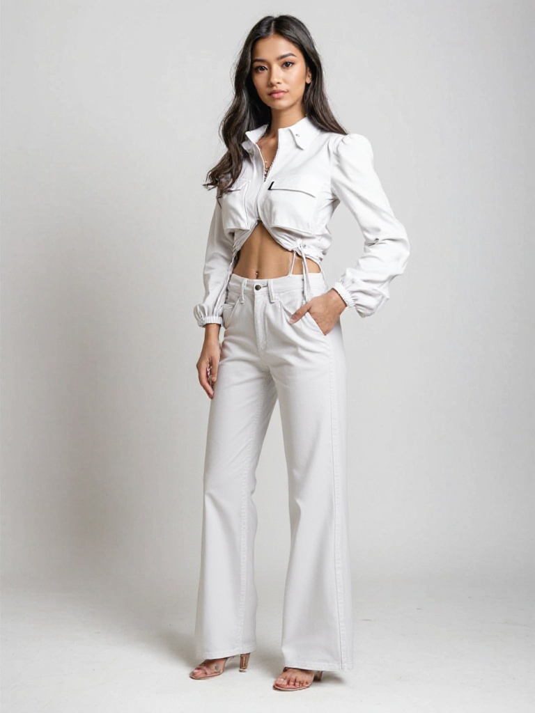 Jacket Wit Aespa Karina