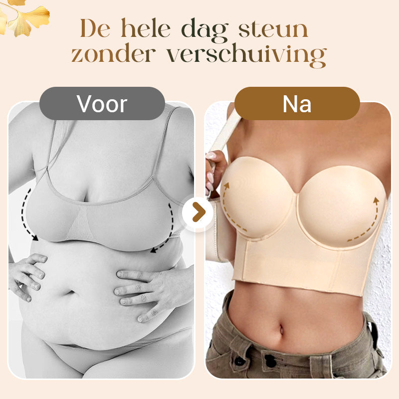 Strapless BH met lage rug (Eersteklas stof)