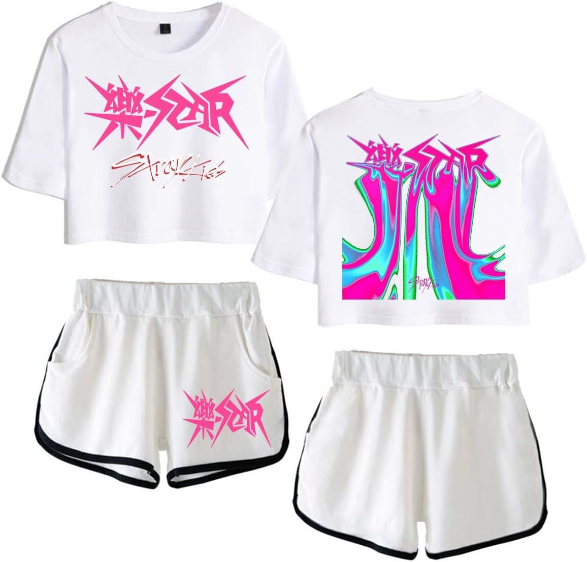 Set Crop top & Short Stray Kids