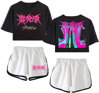 Set Crop top & Short Stray Kids
