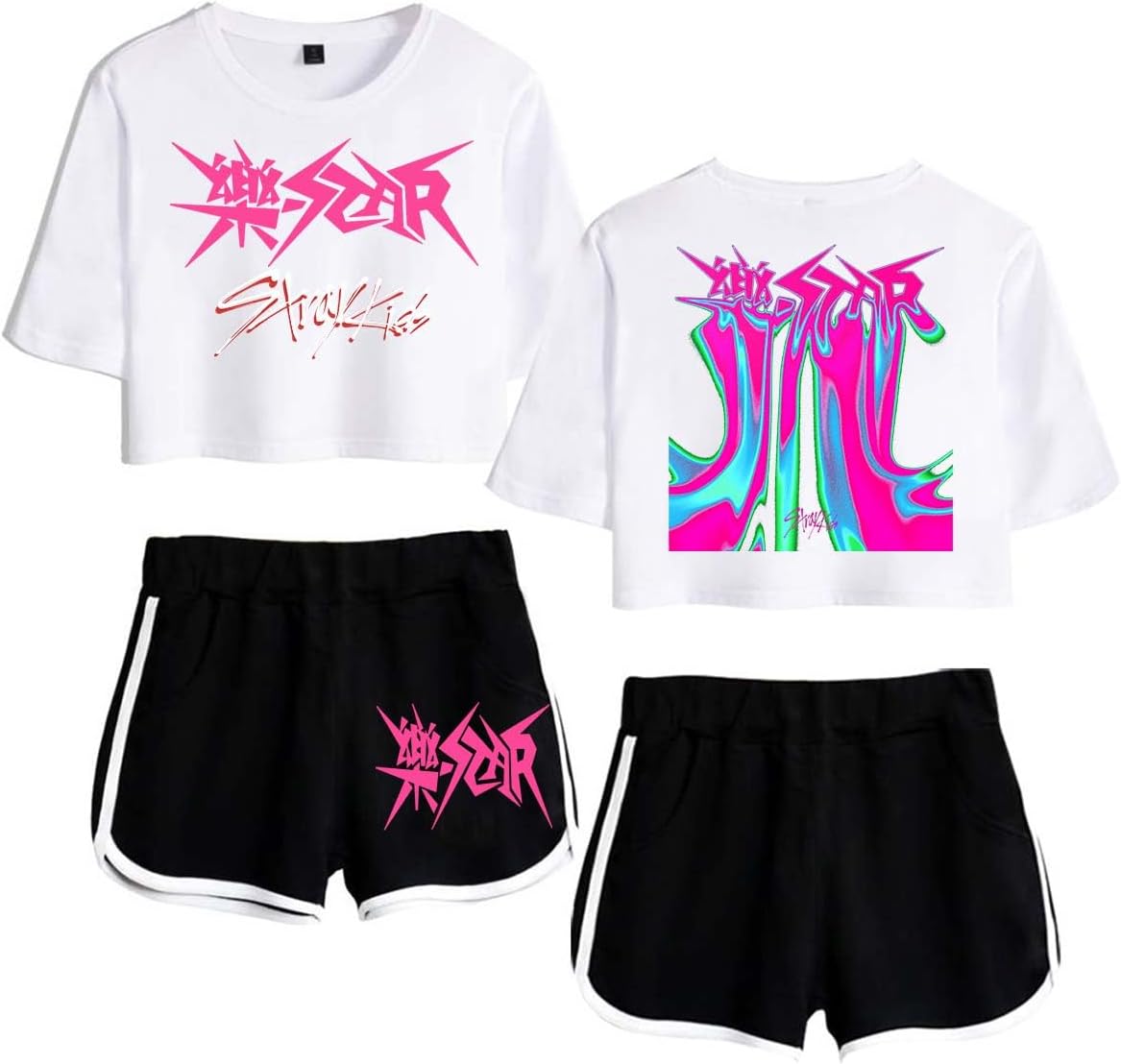 Set Crop top & Short Stray Kids