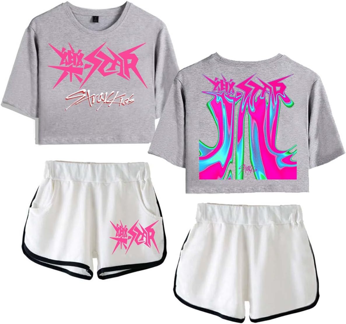 Set Crop top & Short Stray Kids