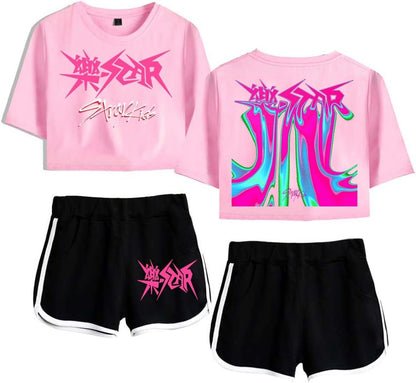 Set Crop top & Short Stray Kids