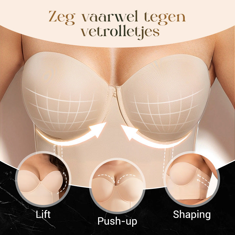 Strapless BH met lage rug (Eersteklas stof)
