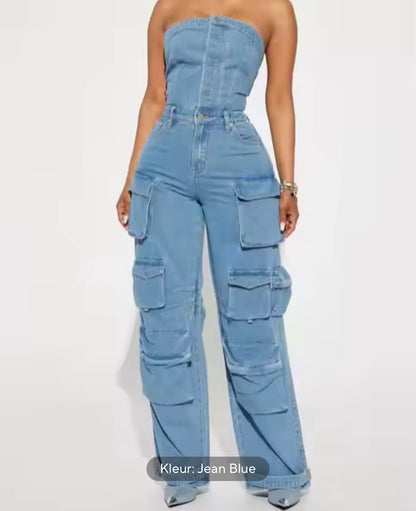 Denim Jumpsuit Alana