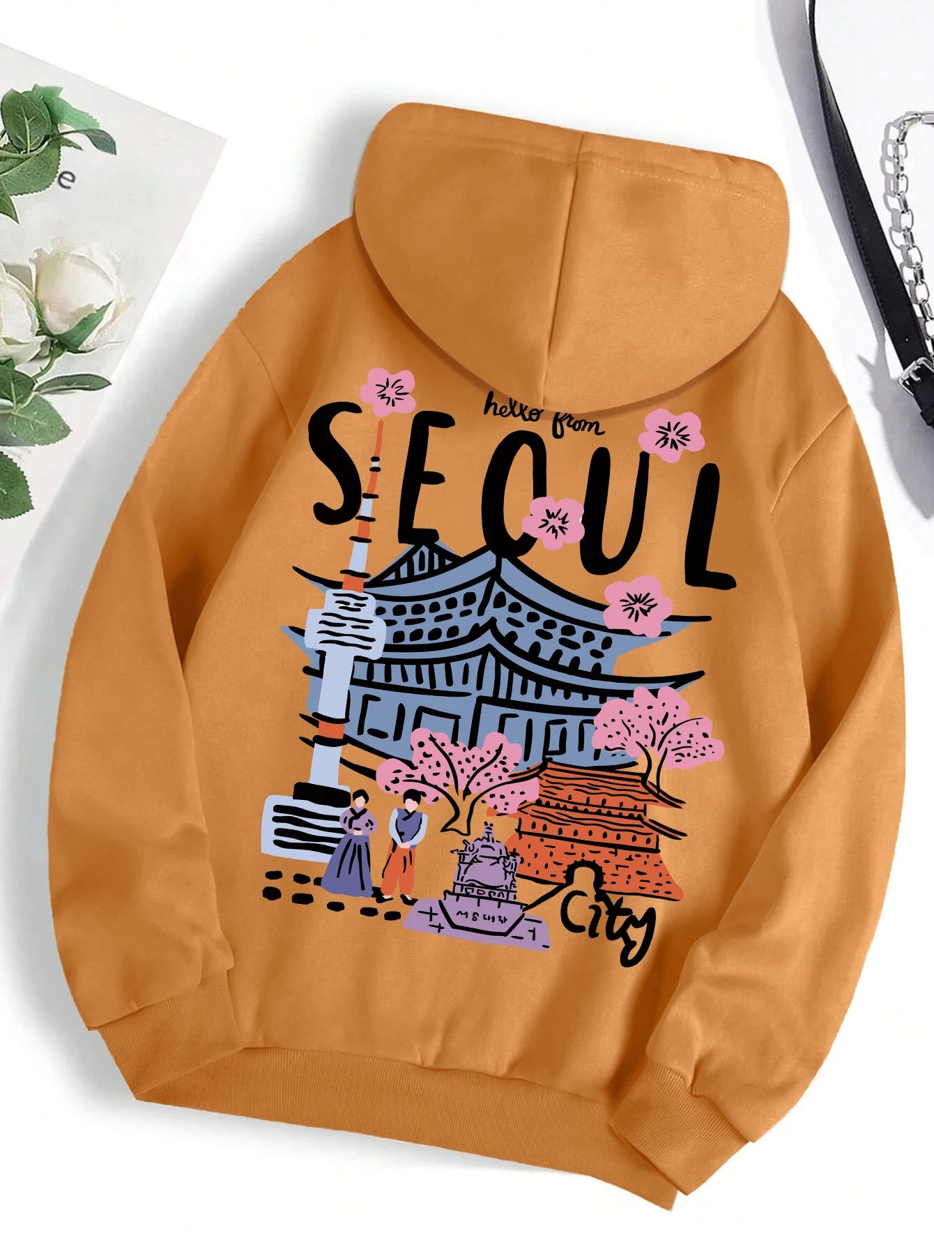 Hoodie Wit Seoul