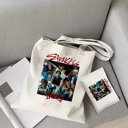 Stray Kids Fashion ATE Album Tas Canvas