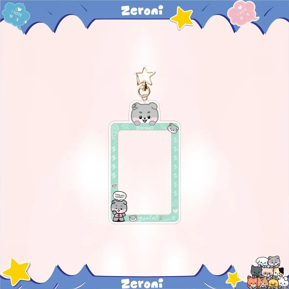 Fotocard Sleutelhanger