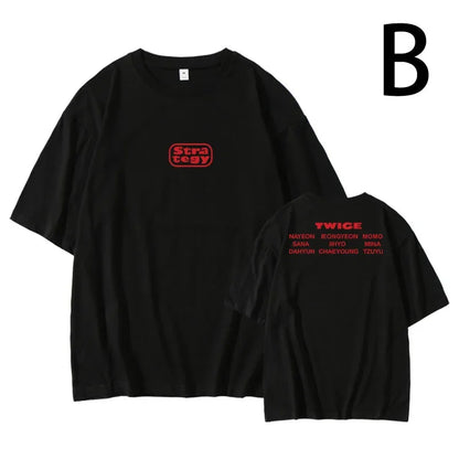 T Shirt Twice Korte & Lange Mouwen Katoen Strategie