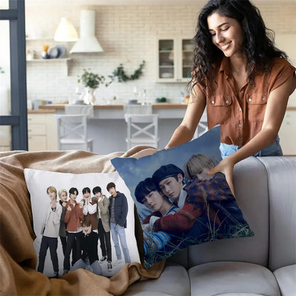 ENHYPEN kussen hoezen, dubbelzijdig