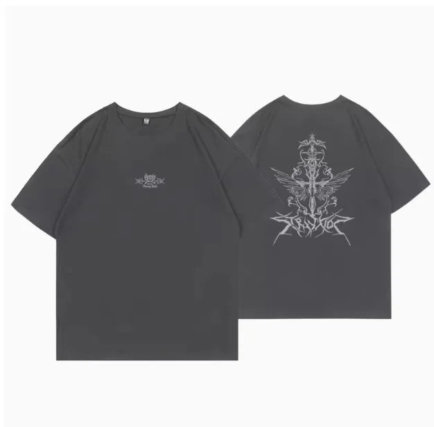 T-shirt Stray Kids Men Vintage Washed