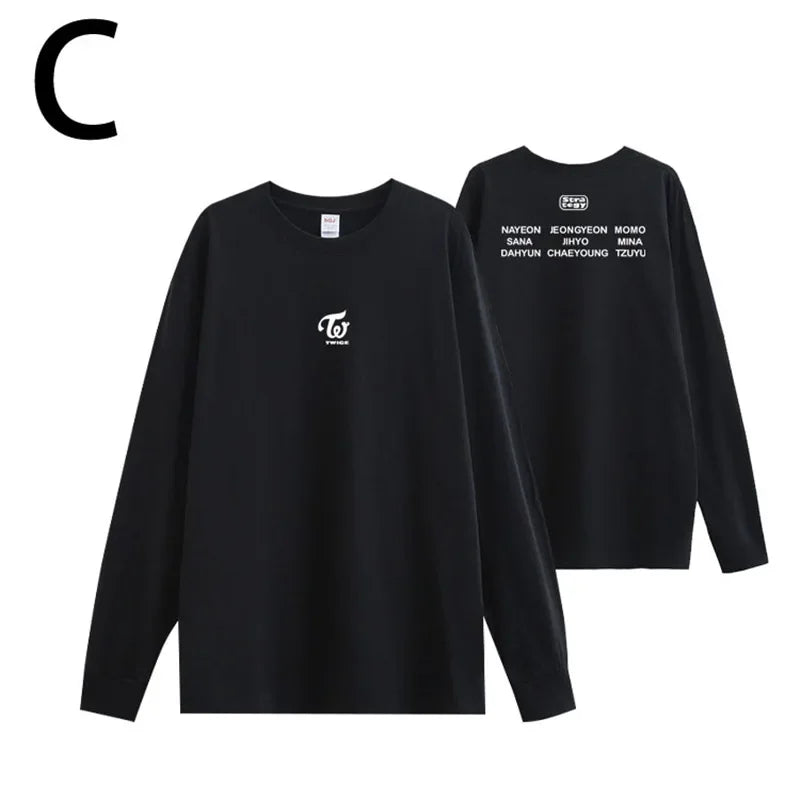 T Shirt Twice Korte & Lange Mouwen Katoen Strategie