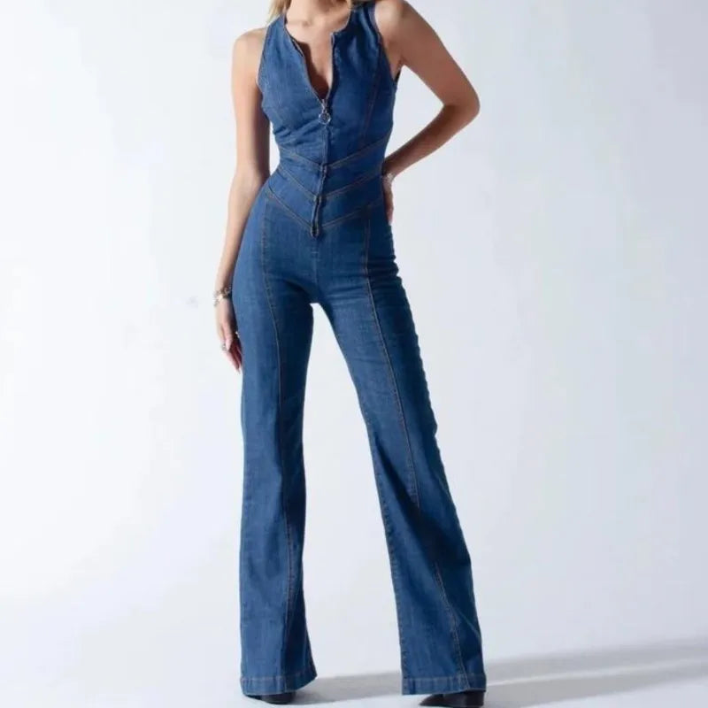 Denim Jumpsuit hartvorm