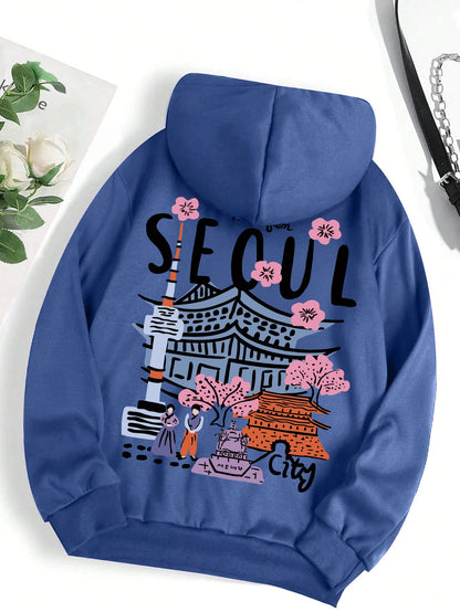 Hoodie Wit Seoul
