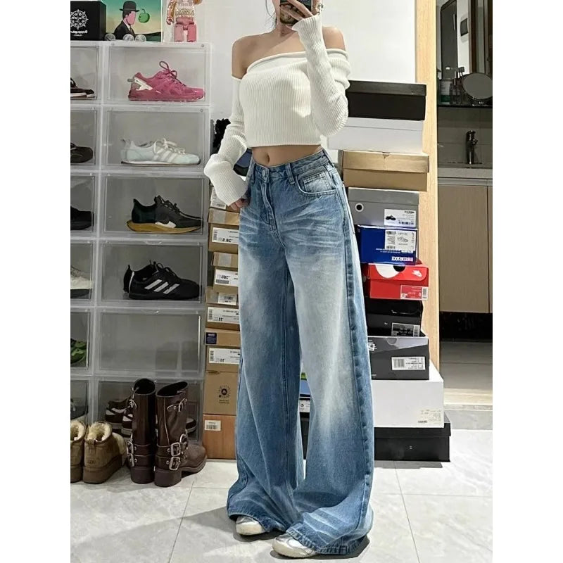 Jeans Aespa Ningning Trendy 2025 Baggy