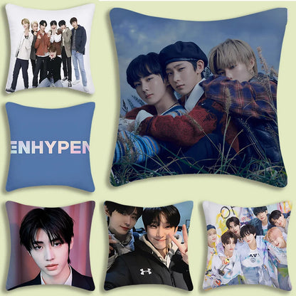 ENHYPEN kussen hoezen, dubbelzijdig