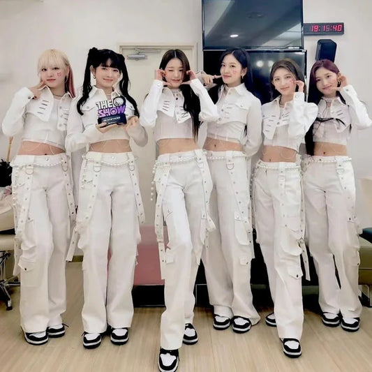 Outfit IVE Concert Wit Jack & Broek