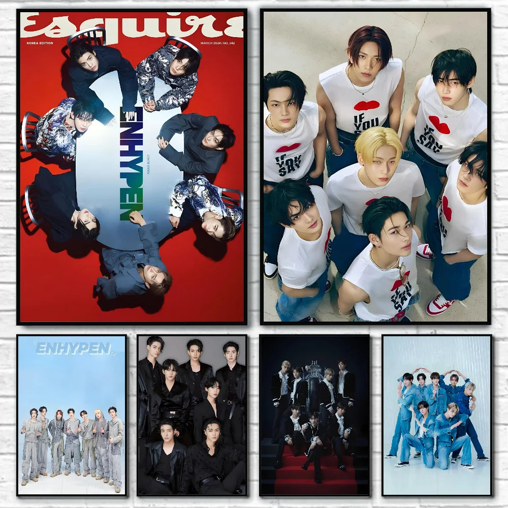 ENHYPEN posters waterproof decor