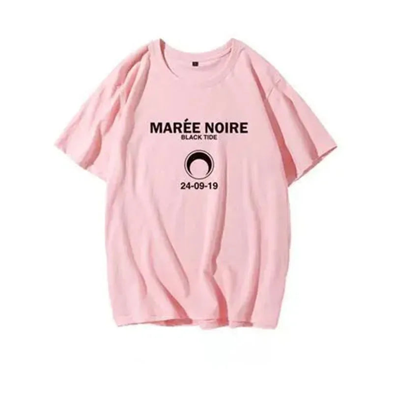 T-shirt BlackPink Jennie Korte Mouwen