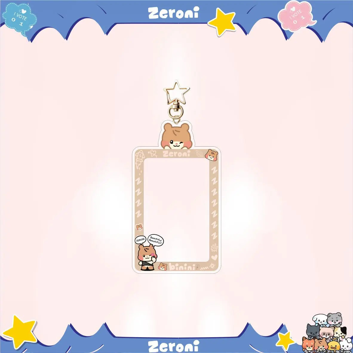 Fotocard Sleutelhanger