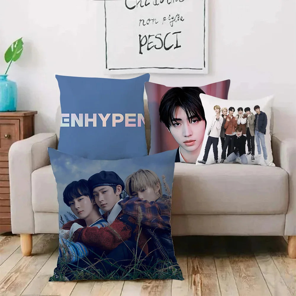 ENHYPEN kussen hoezen, dubbelzijdig