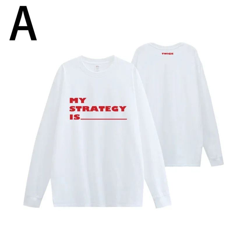 T Shirt Twice Korte & Lange Mouwen Katoen Strategie