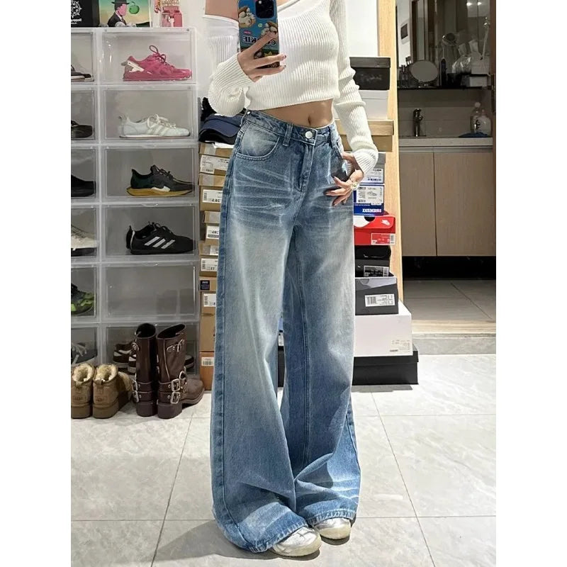 Jeans Aespa Ningning Trendy 2025 Baggy