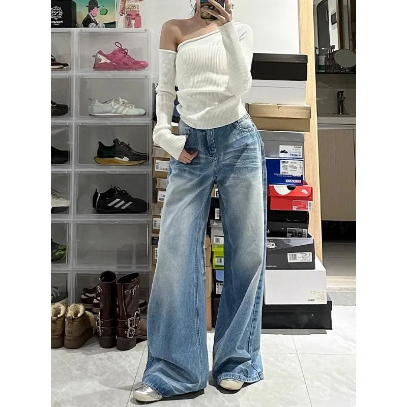 Jeans Aespa Ningning Trendy 2025 Baggy