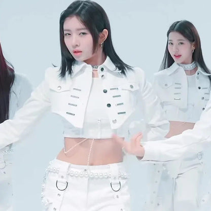 Outfit IVE Concert Wit Jack & Broek