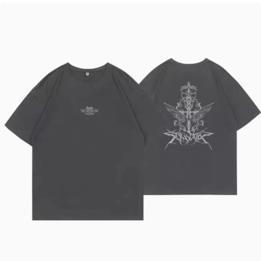 T-shirt Stray Kids Men Vintage Washed