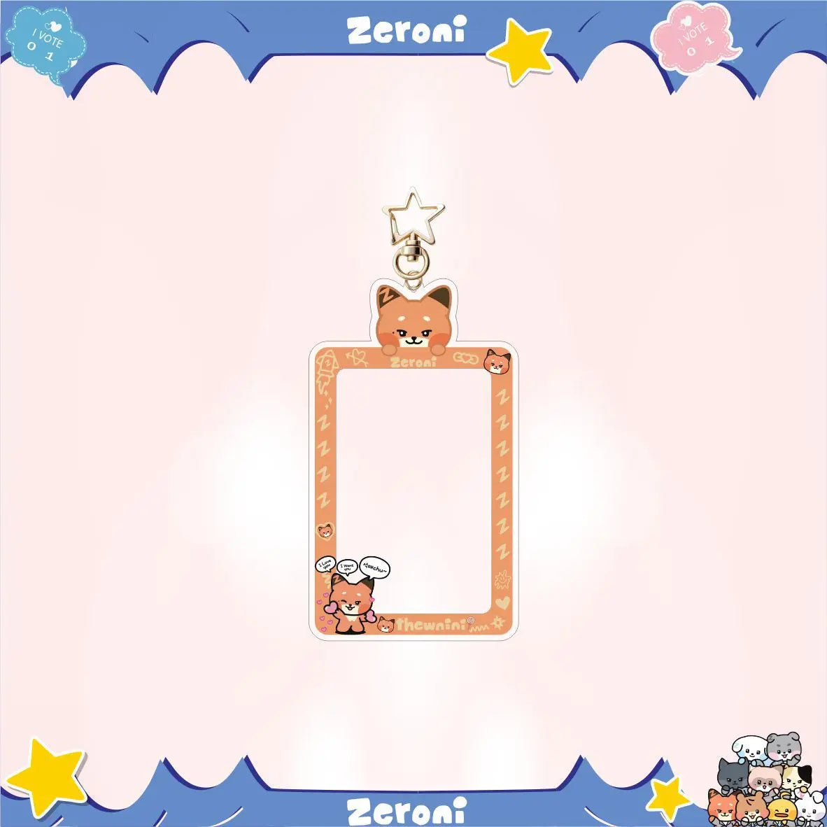 Fotocard Sleutelhanger