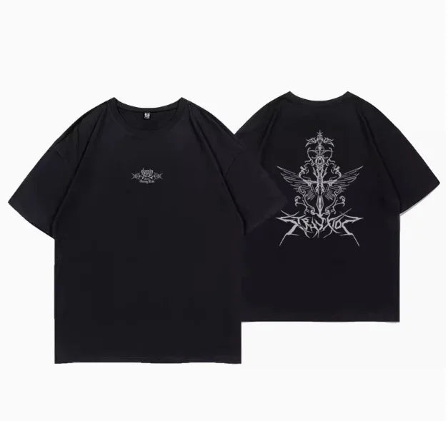 T-shirt Stray Kids Men Vintage Washed