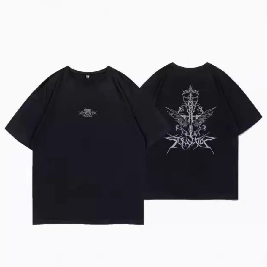 T-shirt Stray Kids Men Vintage Washed