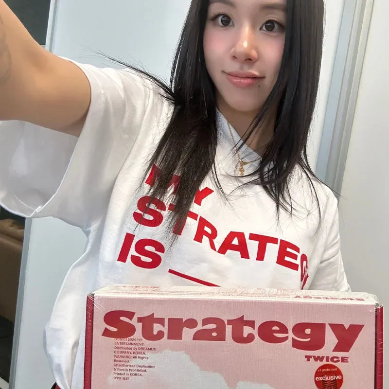 T Shirt Twice Korte & Lange Mouwen Katoen Strategie