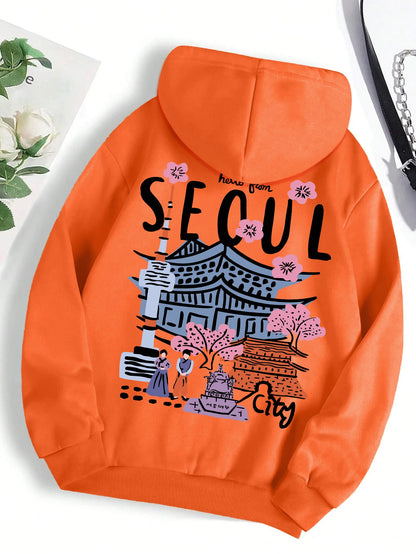 Hoodie Wit Seoul