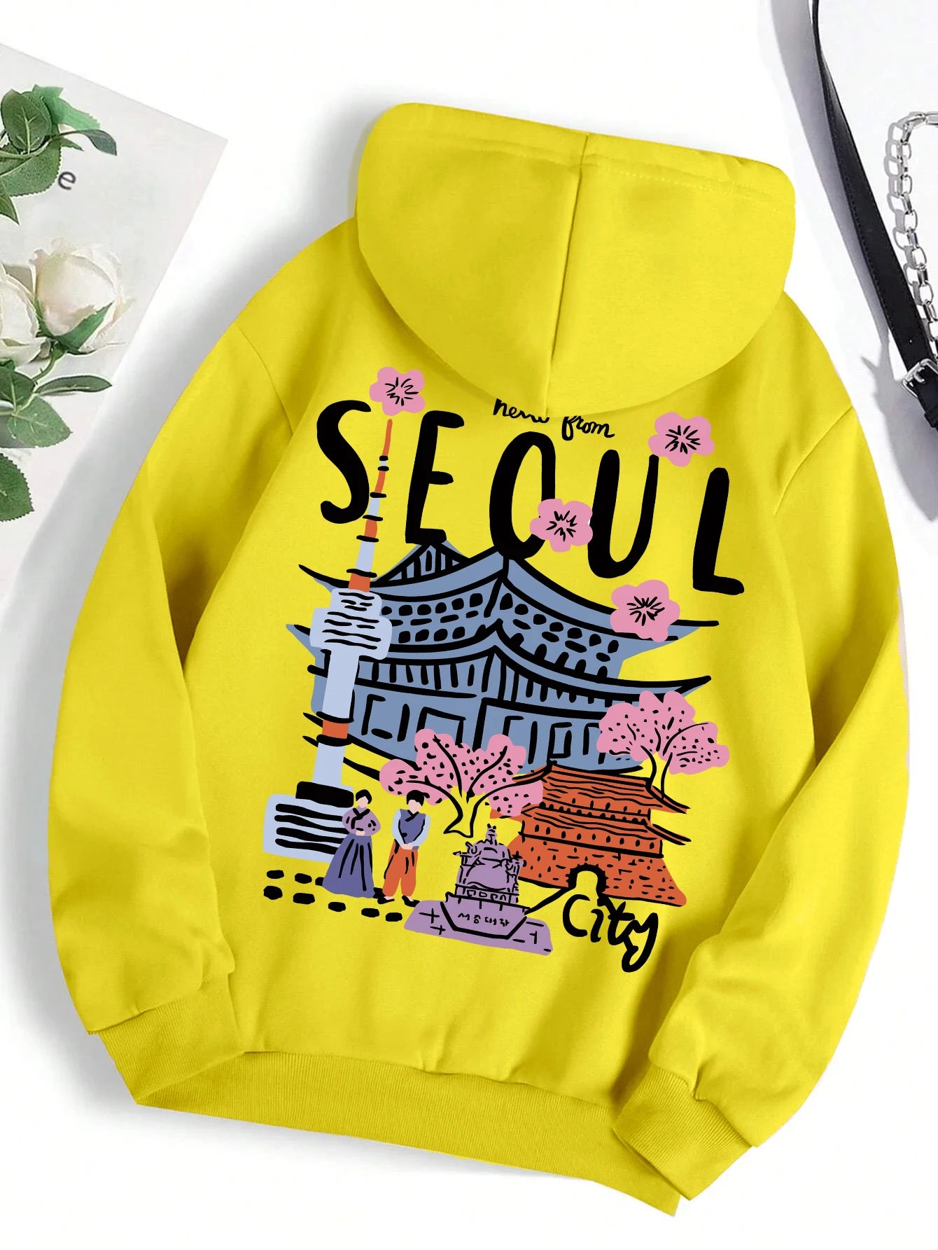 Hoodie Wit Seoul
