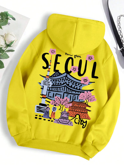 Hoodie Wit Seoul