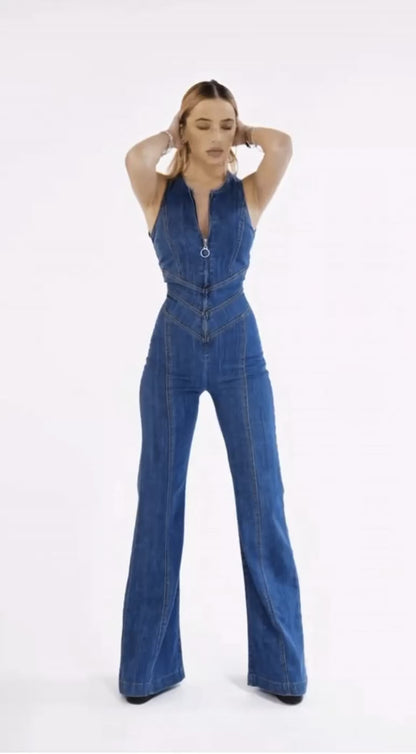 Denim Jumpsuit hartvorm